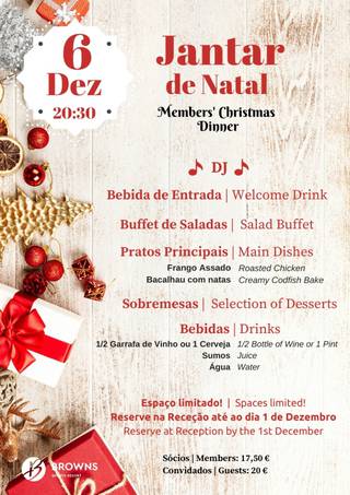 Jantar de Natal de membros