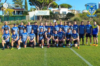 Warrington Wolves trained at Browns in January 2019
