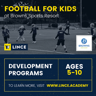 Football for kids at Browns